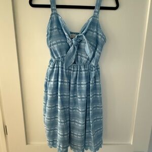 Altar'd State Blue Patterned Dress